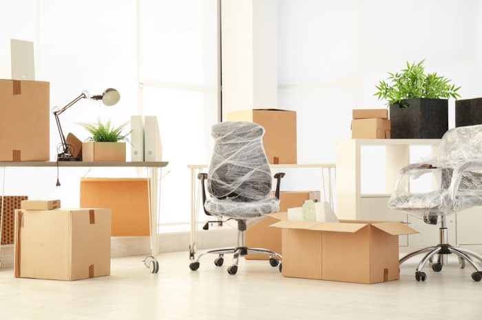 corporate items being relocated